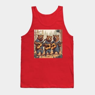 Bear Singing Band Tank Top